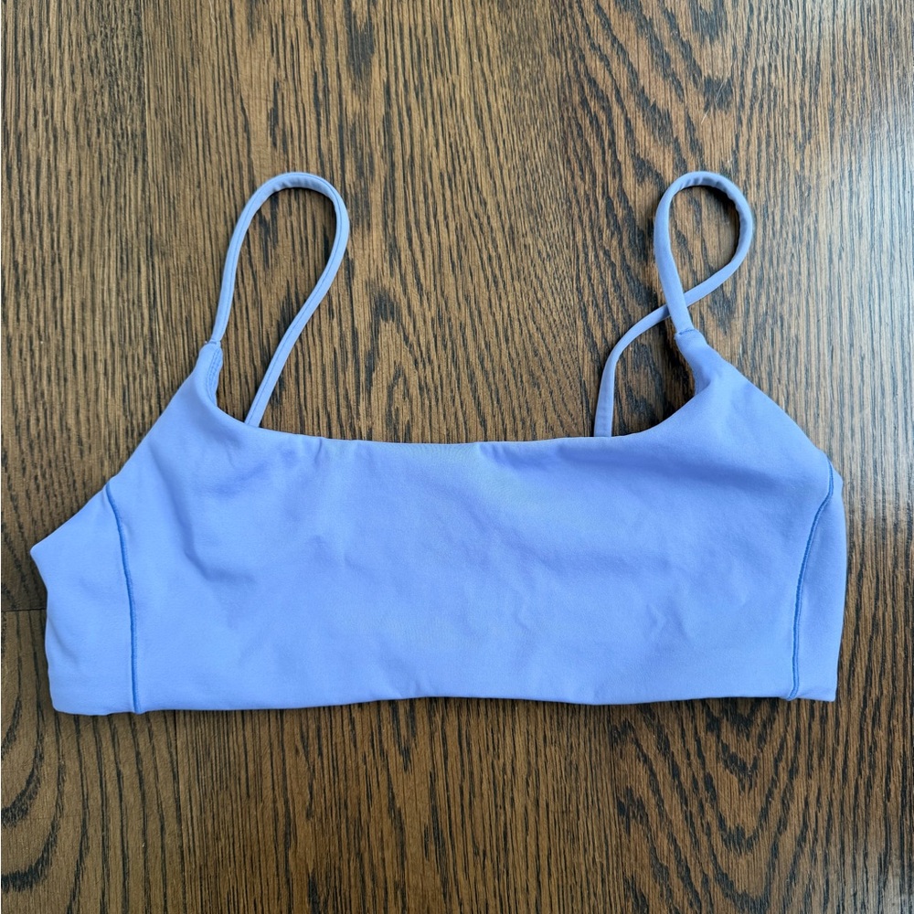 Left On Friday Pool Days Top in Riptide (Periwinkle)
